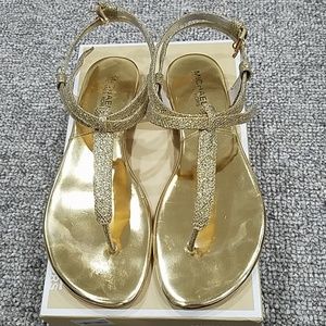 Michael Kors Gold Sandal